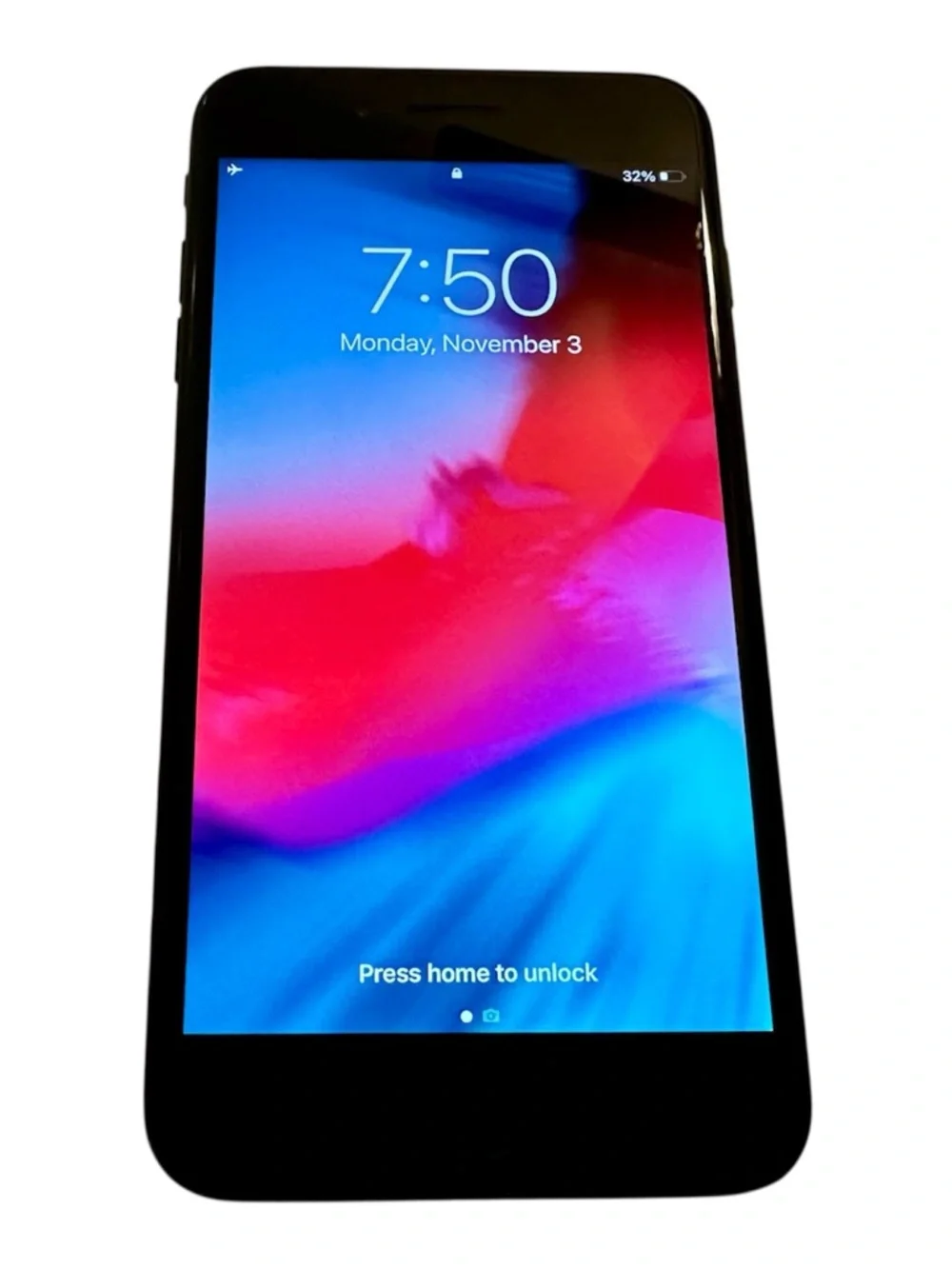 Apple iPhone 7 Plus 128GB Black AT&T‎ Factory Reset Tested Working No Charger